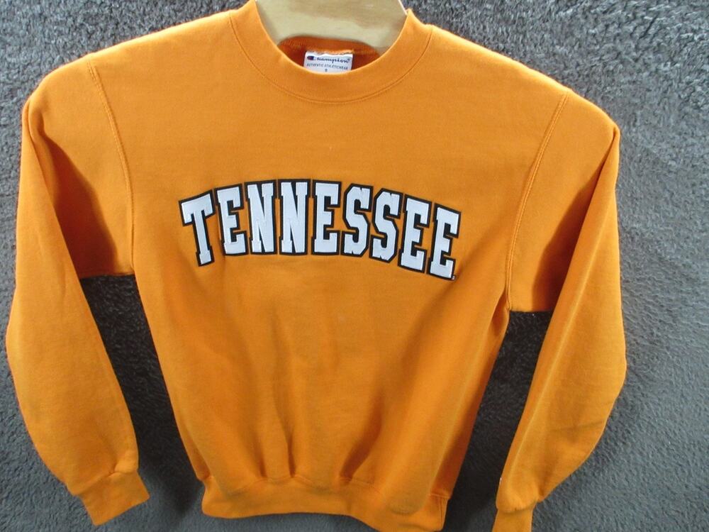 Champion Sweatshirt University of Tennessee Volunteers Embroidered Mens Sz Small